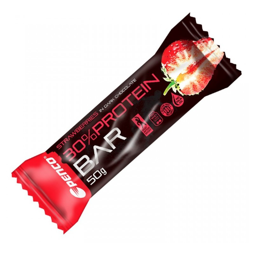 E-shop PENCO Protein bar jahoda v hořké čokoládě 50 g