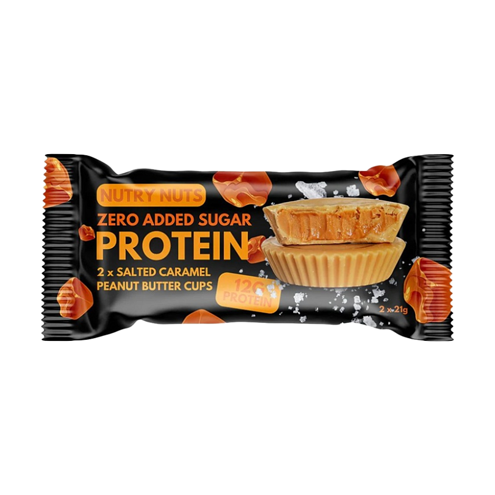 Topnatur Nutry Nuts Proteinové košíčky slaný karamel s arašídovým máslem 2x21 g koupíte na Lekarna.cz