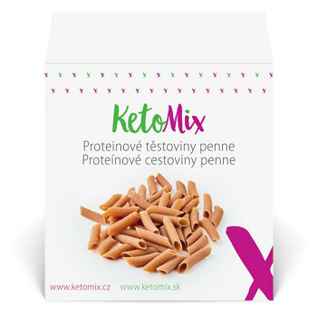 KETOMIX Proteinové těstoviny penne 10 porcí 300g