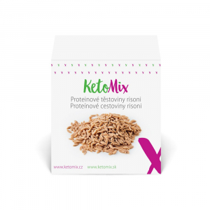 KETOMIX Proteinové těstoviny risoni 10 porcí 300g KETOMIX Proteinové těstoviny risoni 10 porcí 300g