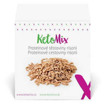 KETOMIX Proteinové těstoviny risoni 10 porcí 300g