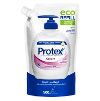 PROTEX Cream tekuté mýdlo s přirozenou antibakteriální ochranou náhradní náplň 500 ml