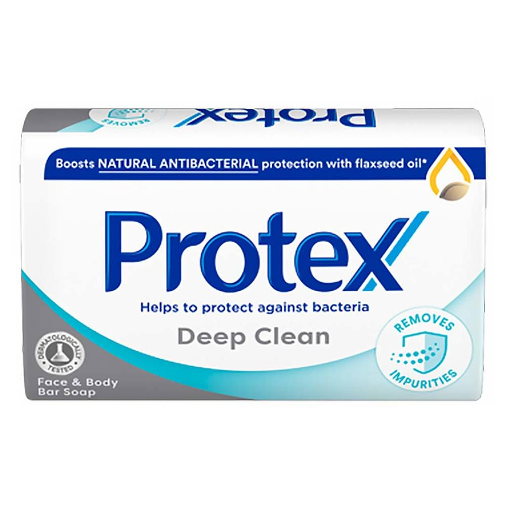Levně PROTEX Deep Clean tuhé mýdlo s přirozenou antibakteriální ochranou 90 g