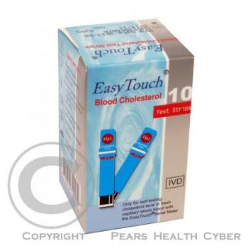 Proužky EasyTouch - cholesterol 10 kusů poškozený obal