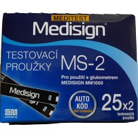 MEDITEST Medisign testovací proužky MS-2 50ks