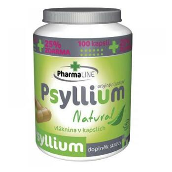 PHARMALINE Psyllium Natural 125 kapslí