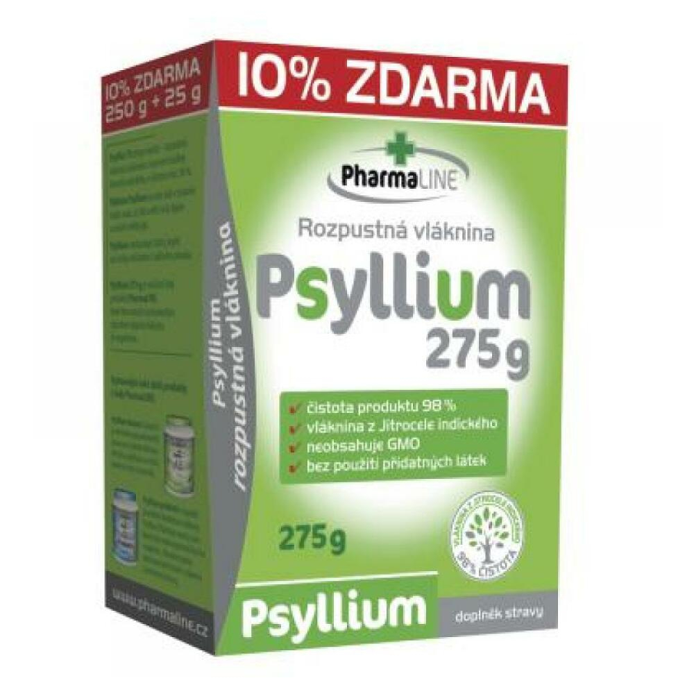 PHARMALINE Psyllium vláknina 250 g + 10 % zdarma