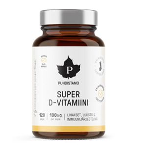 E-shop PUHDISTAMO Super vitamin D 4000iu 120 kapslí