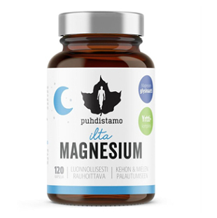 PUHDISTAMO Night magnesium 120 kapslí
