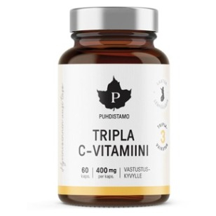 PUHDISTAMO Triple Vitamin C 60 kapslí