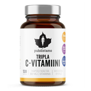 E-shop PUHDISTAMO Triple vitamin C 120 kapslí
