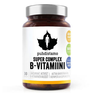 PUHDISTAMO Super vitamin B complex 30 kapslí