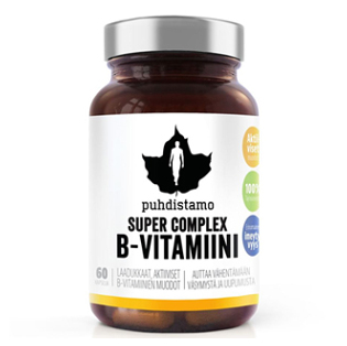 E-shop PUHDISTAMO Super vitamin B complex 60 kapslí