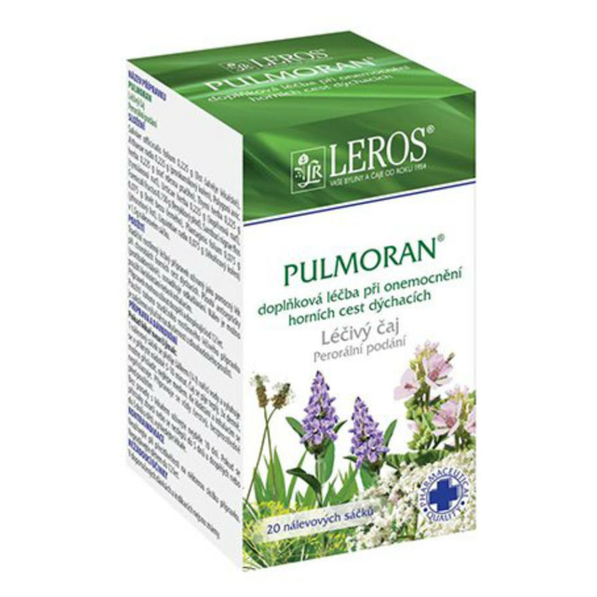 E-shop LEROS Pulmoran čajové sáčky 20 x 1,5 g