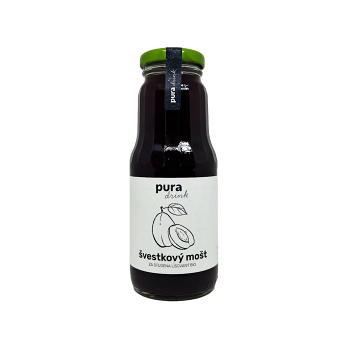 PURADRINK Švestkový mošt BIO 300 ml (Bio nápoje) - BIO