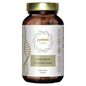 PURAVIA LABS Drmek obecný 90 kapslí (Menstruace) - Jednosložkové