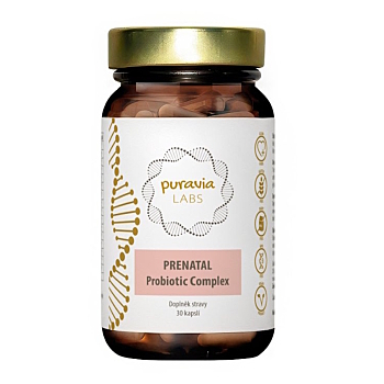 PURAVIA LABS Prenatal Probiotika 30 kapslí (Probiotika a laktobacily) - Vícesložkové