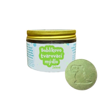 PURE HARMONY Bublíkovo tvarovací mýdlo zelené 100 g (Mýdla a sprchové gely pro děti) - Přírodní, Zvláčňující