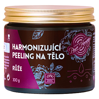 PURE HARMONY Harmonizující peeling na tělo růže 300 g (Tělový peeling) - Hydratační, Čistící, Tělové