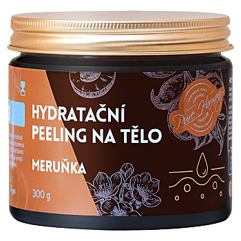 PURE HARMONY Hydratační peeling na tělo meruňka 300 g (Tělový peeling) - Hydratační, Čistící, Tělové