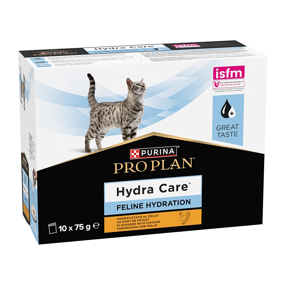PURINA Feline hc hydra care kuřecí kapsička pro kočky 10 x 75 g