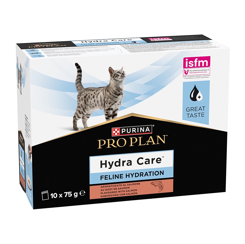 PURINA Feline hc hydra care lososová kapsička 10x75 g