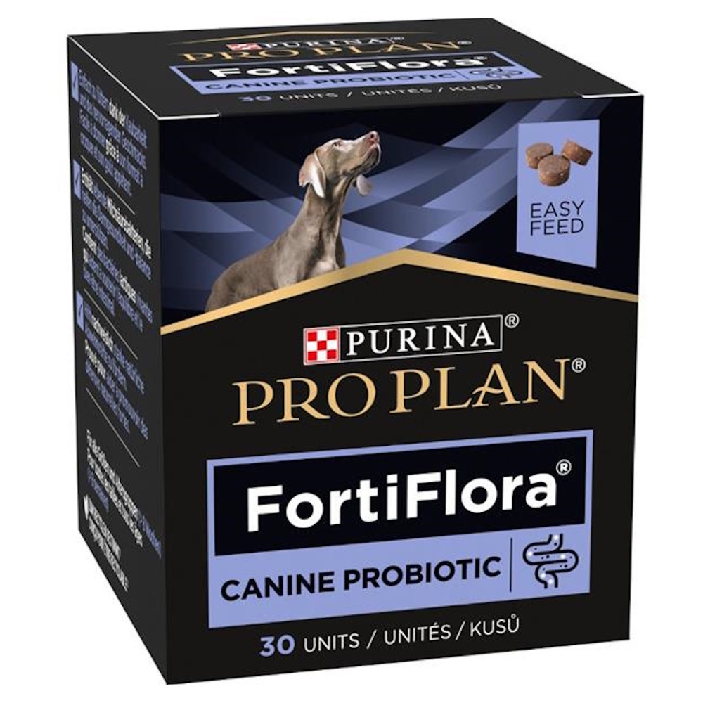 Levně PURINA PRO PLAN Vet Diets FortiFlora žvýkací tablety pro psy 30 tbl