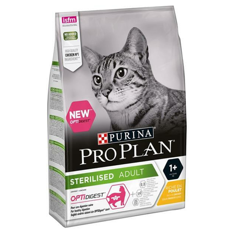 E-shop PURINA PRO PLAN Sterilised Chicken granule pro kočky 3 kg