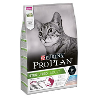 PURINA PRO PLAN Sterilised treska a pstruh granule pro kočky 3 kg