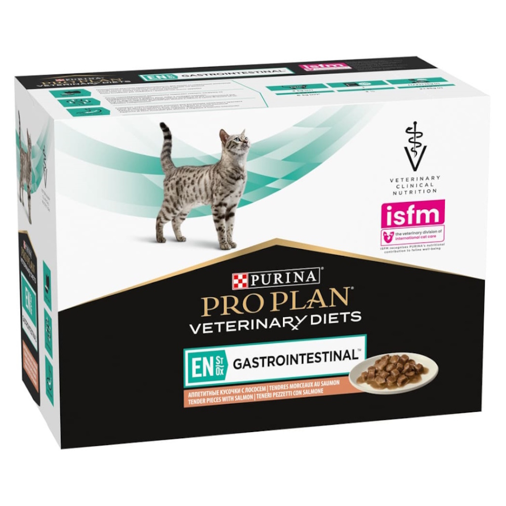 E-shop PURINA PRO PLAN Vet Diets EN St/Ox Gastrointestinal Chicken kapsička pro kočky 10x85 g