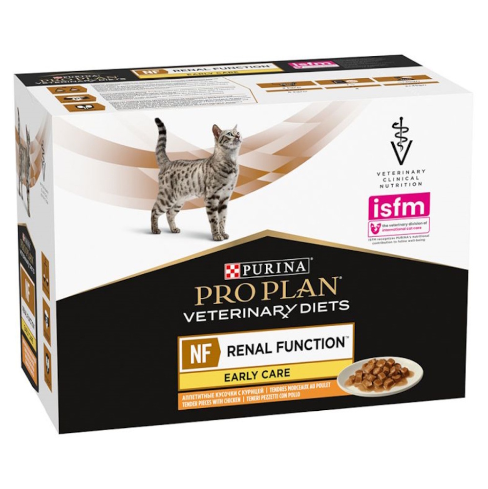 E-shop PURINA PRO PLAN Vet Diets NF Renal Function Early Care Chicken kapsička pro kočky 10x85 g