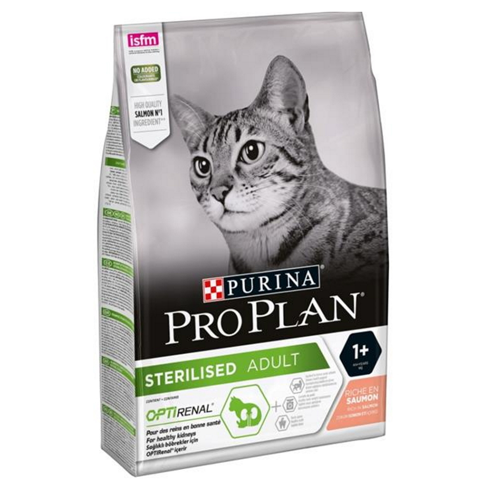 Levně PURINA Pro Plan Sterilised Salmon granule pro kočky 3 kg