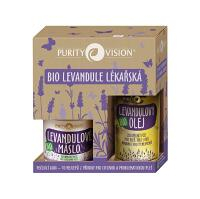 PURITY VISION Levandule BIO Máslo 120ml + olej 100ml Dárková sada