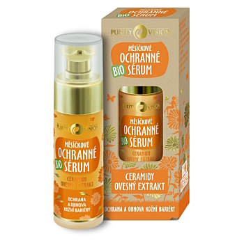 PURITY VISION Měsíčkové ochranné sérum BIO 30 ml (Přírodní pleťová séra a fluidy) - Hydratační, Regenerační, Zklidňující, BIO