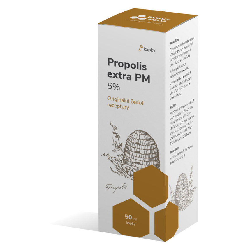 Levně PURUS MEDA Propolis extra 5 % kapky 50 ml