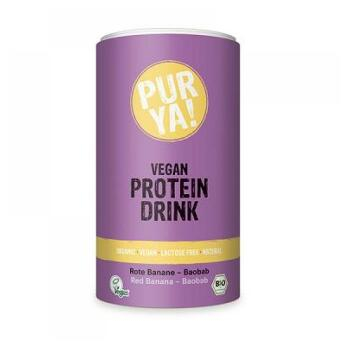 PURYA! BIO Vegan Protein drink červený banán/baobab 550 g
