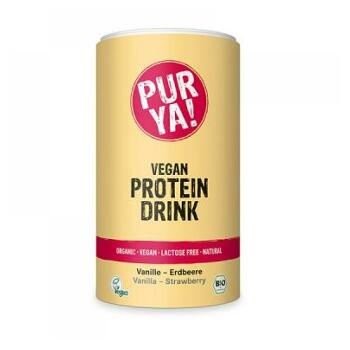 PURYA! BIO Vegan Protein drink vanilka/jahoda 550 g