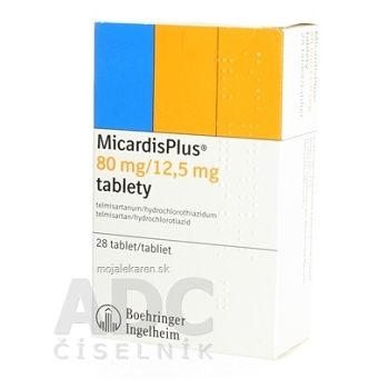 MICARDISPLUS 80/12,5 MG  28 Tablety