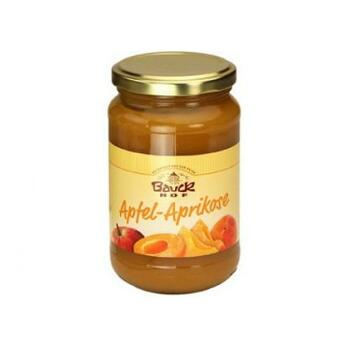 Pyré ovocné jablko meruňka bez cukru BIO 360g (Ovocné přesnídávky)