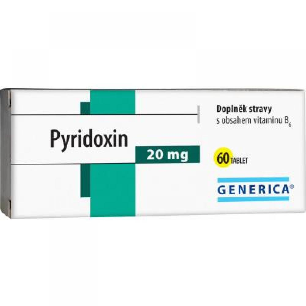 E-shop GENERICA Pyridoxin 60 tablet