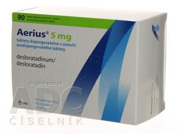 AERIUS 5 MG  90X5MG Tablety rychle rozp.