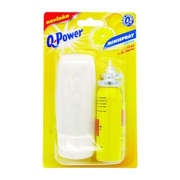 Q power minispray 2x15ml dávkovač citron