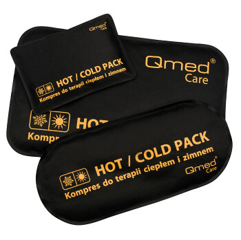 QMED Hot/Cold gelový polštářek 13 x 27 cm