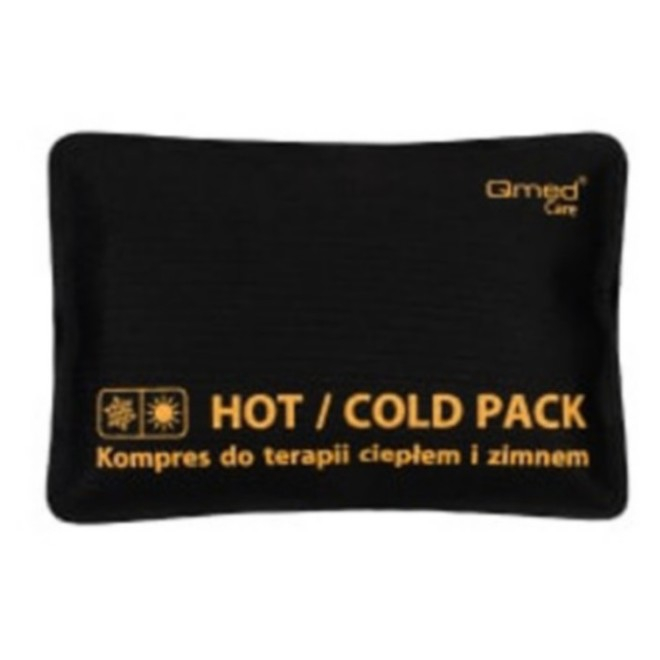 E-shop QMED Hot/Cold gelový polštářek černý 10 x 15 cm