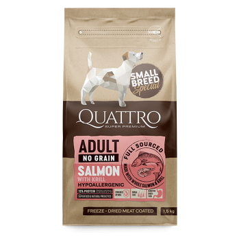QUATTRO Dry SB Adult Losos & Krill granule pro psy 1 ks, Hmotnost balení: 7 kg