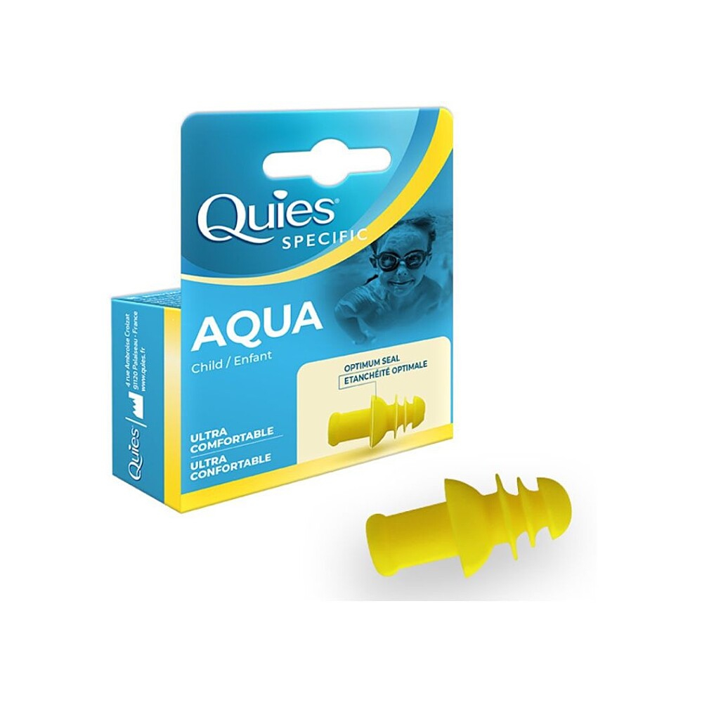 QUIES Aqua child ochrana uší na plavání 1 pár