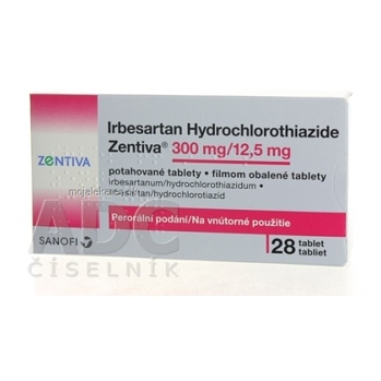 IRBESARTAN HYDROCHLOROTHIAZIDE WINTHROP 300 MG/12,5 MG  28 Potahované tablety