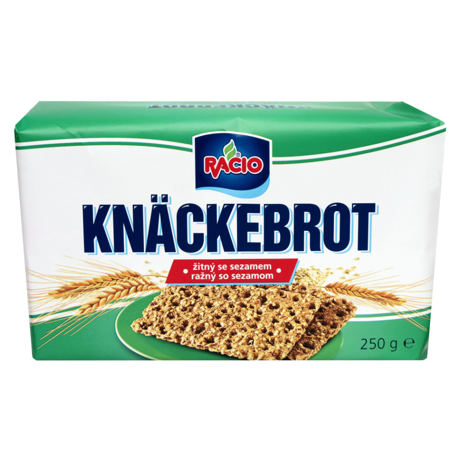 E-shop RACIO Knäckebrot žitný se sezamem 250 g