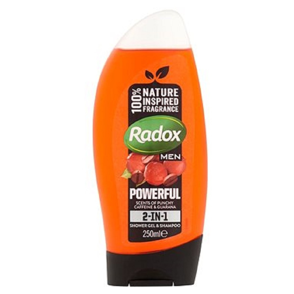 RADOX Feel Powerfull 2v1 pánský sprchový gel a šampon 250 ml
