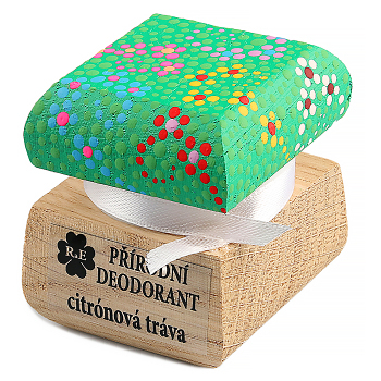 RAE Přírodní krémový deodorant citrónová tráva barevná krabička 15 ml